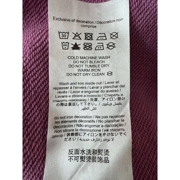 Marc Jacobs Women’s Sweatshirt Cotton Pink Size M - Picture 8 of 9